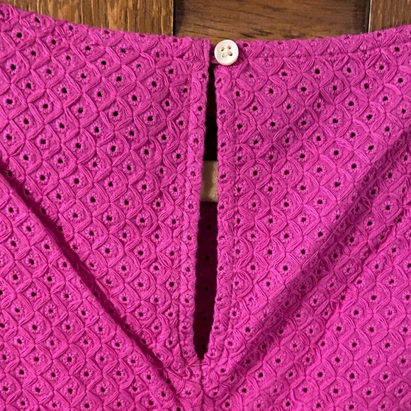 Gap sleeveless ruffle hem top pink- magenta - Picture 10 of 13